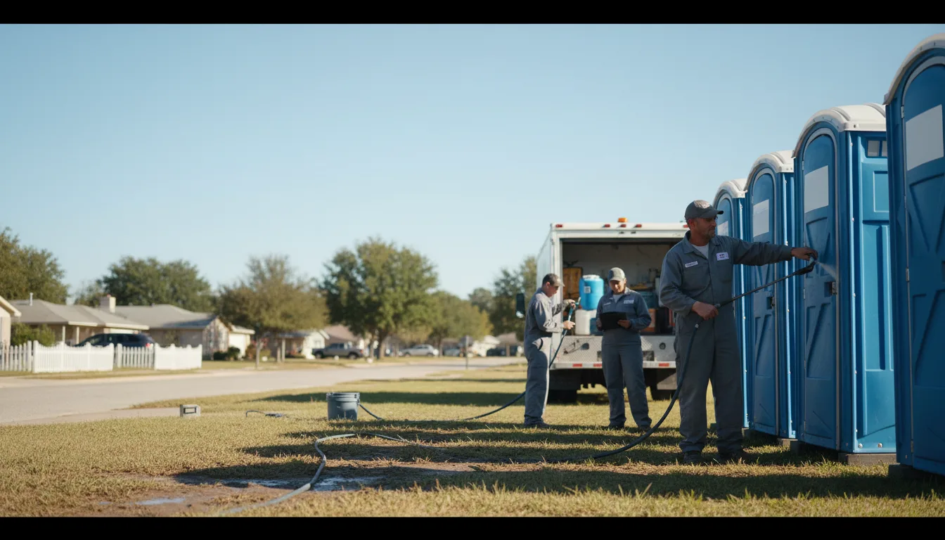 Long-Term Portable Toilet Rental in Plain Dealing, LA near me